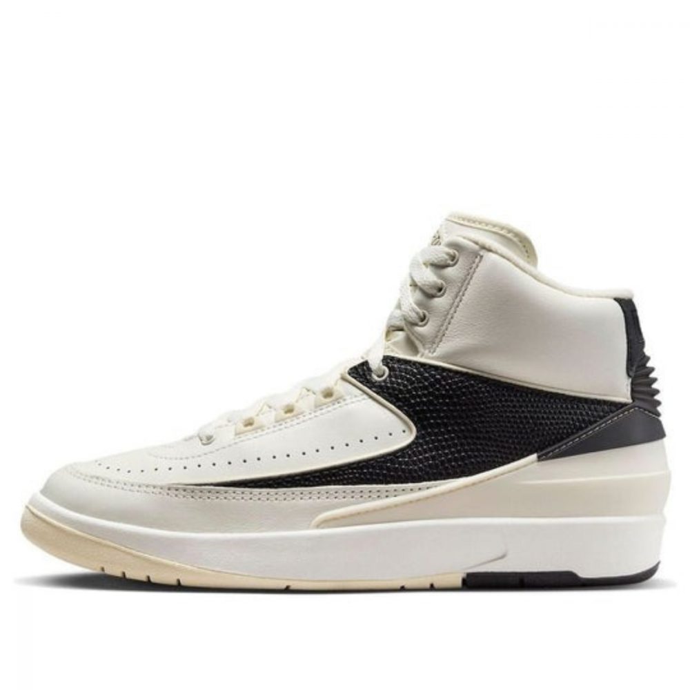Giày (WMNS) Air Jordan 2 Retro ‘Sail Black’ DX4400-100