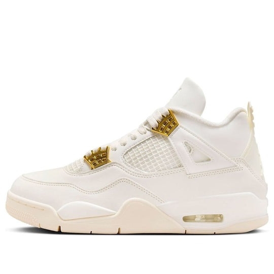 Giày (WMNS) Air Jordan 4 Retro ‘Metallic Gold’ AQ9129-170