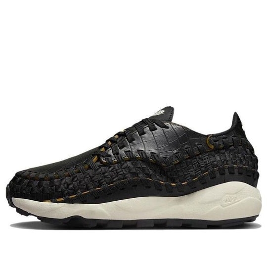 Giày (WMNS) Nike Air Footscape Woven ‘Black Croc’ FQ8129-010