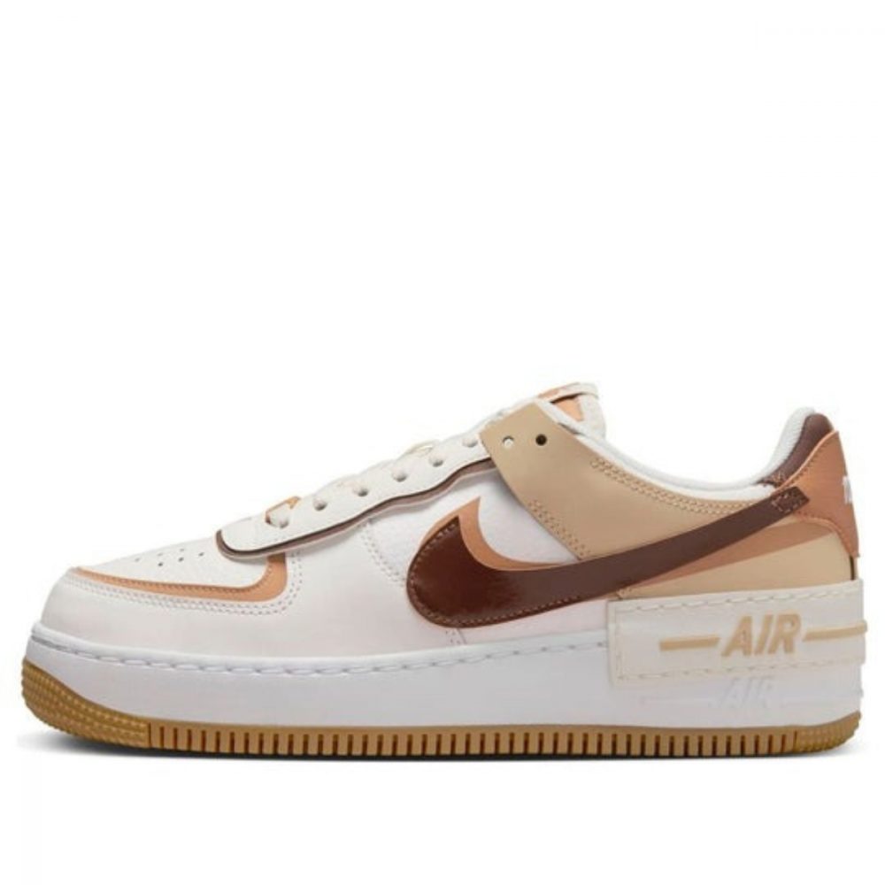 Giày (WMNS) Nike Air Force 1 Shadow ‘Sail Cacao Wow Gum’ DZ1847-106
