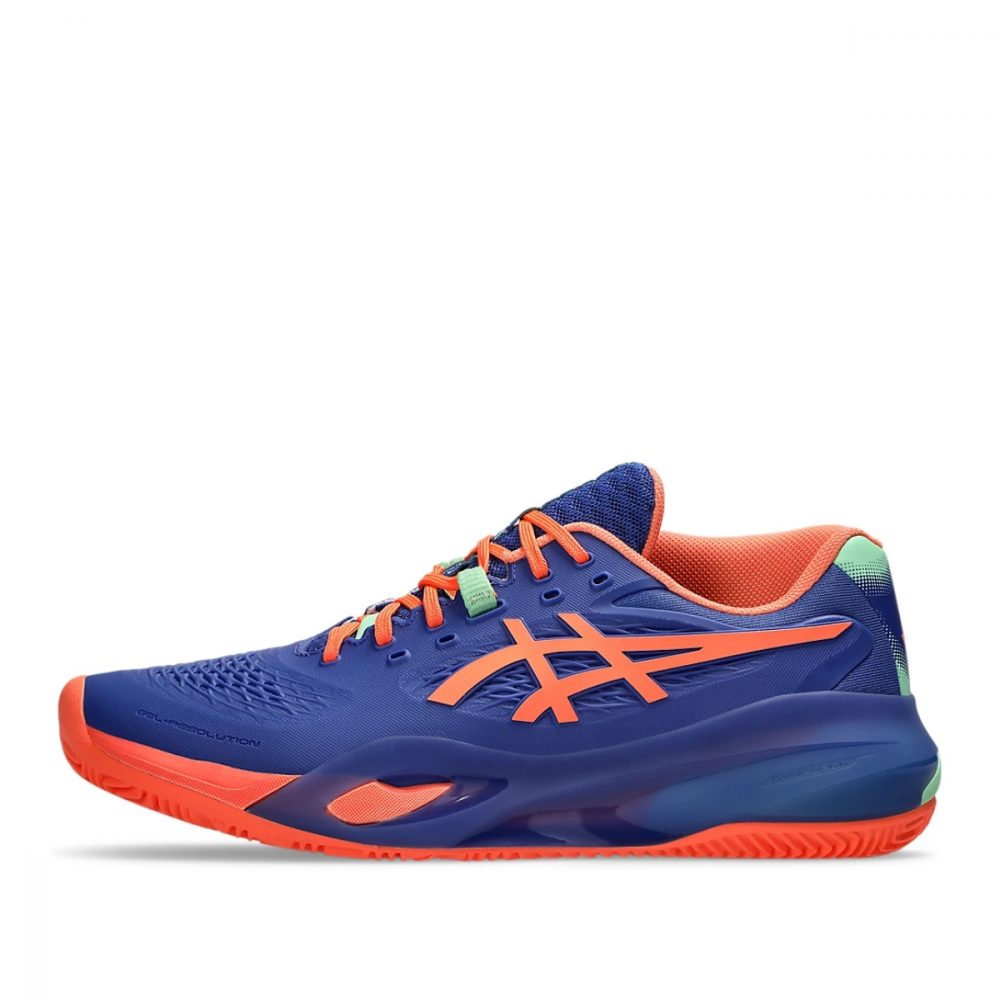 Giày Tennis Pickleball Asics GEL-RESOLUTION X PADEL ‘DARK COBALT VIVID CORAL’ 1041A492-402