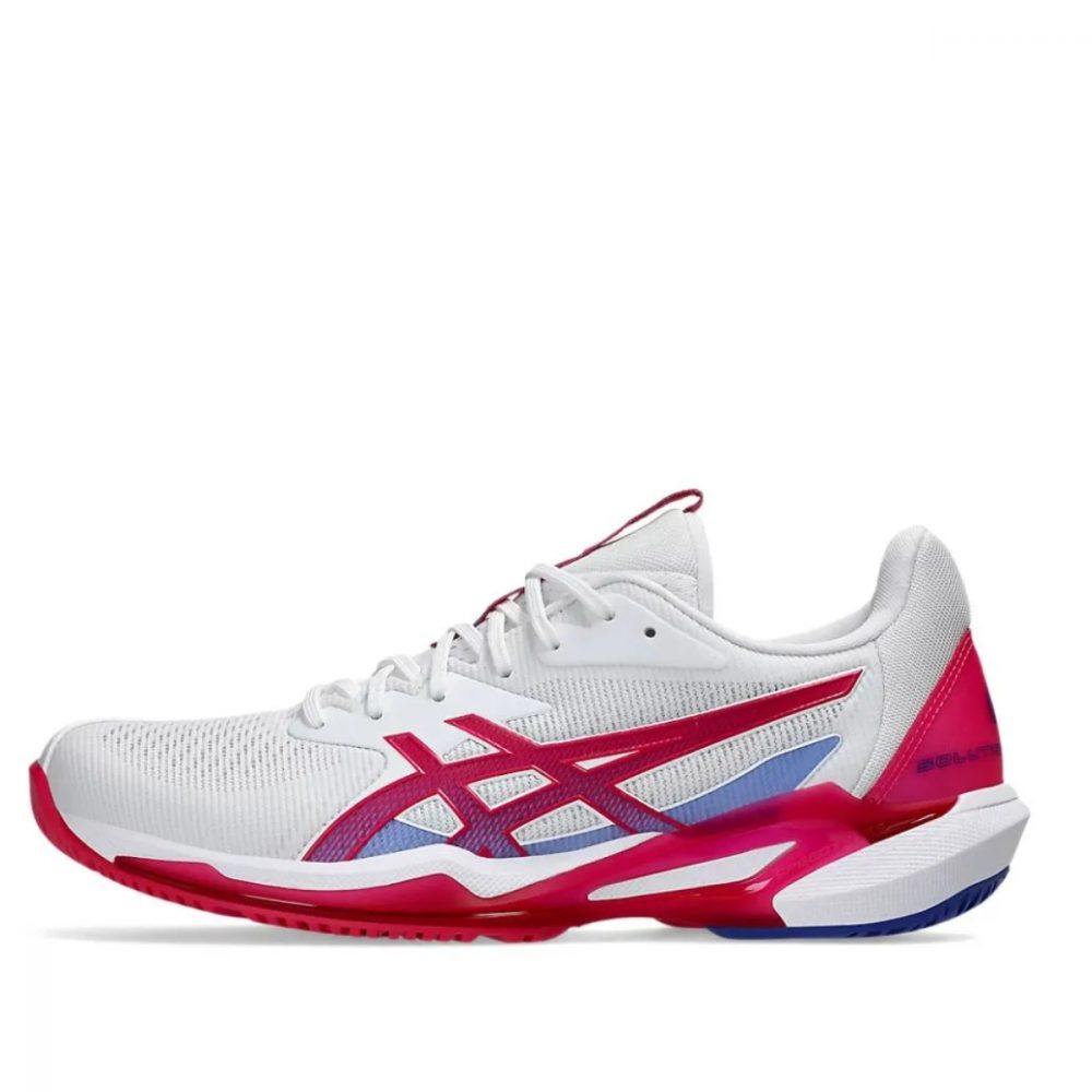 Giày Tennis Pickleball ASICS SOLUTION SPEED FF ‘WHITE BRIGHT ROSE’ 1042A250-103