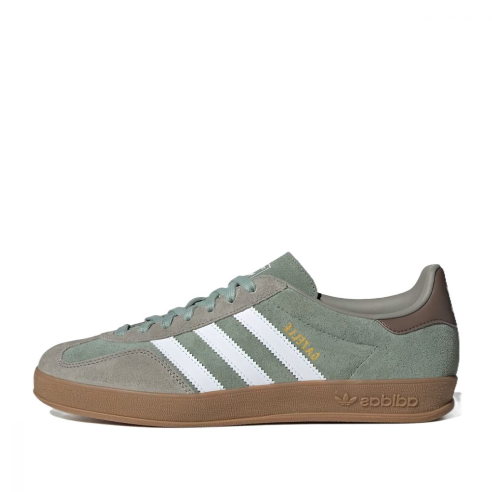 Giày Adidas Gazelle Indoor ‘Silver Pebble Silver Green’ JI3526