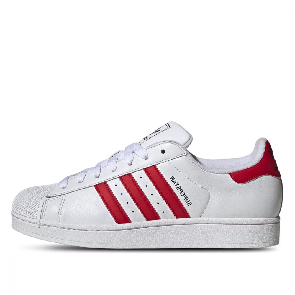 Giày adidas Superstar II ‘Cloud White Better Scarlet’ JQ4728