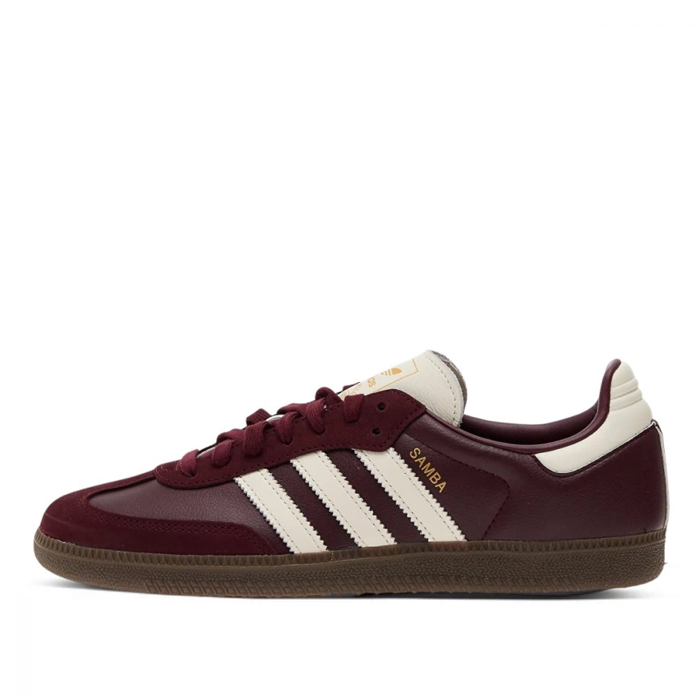 Giày adidas Samba OG ‘Maroon Off White Gum’ JR8844